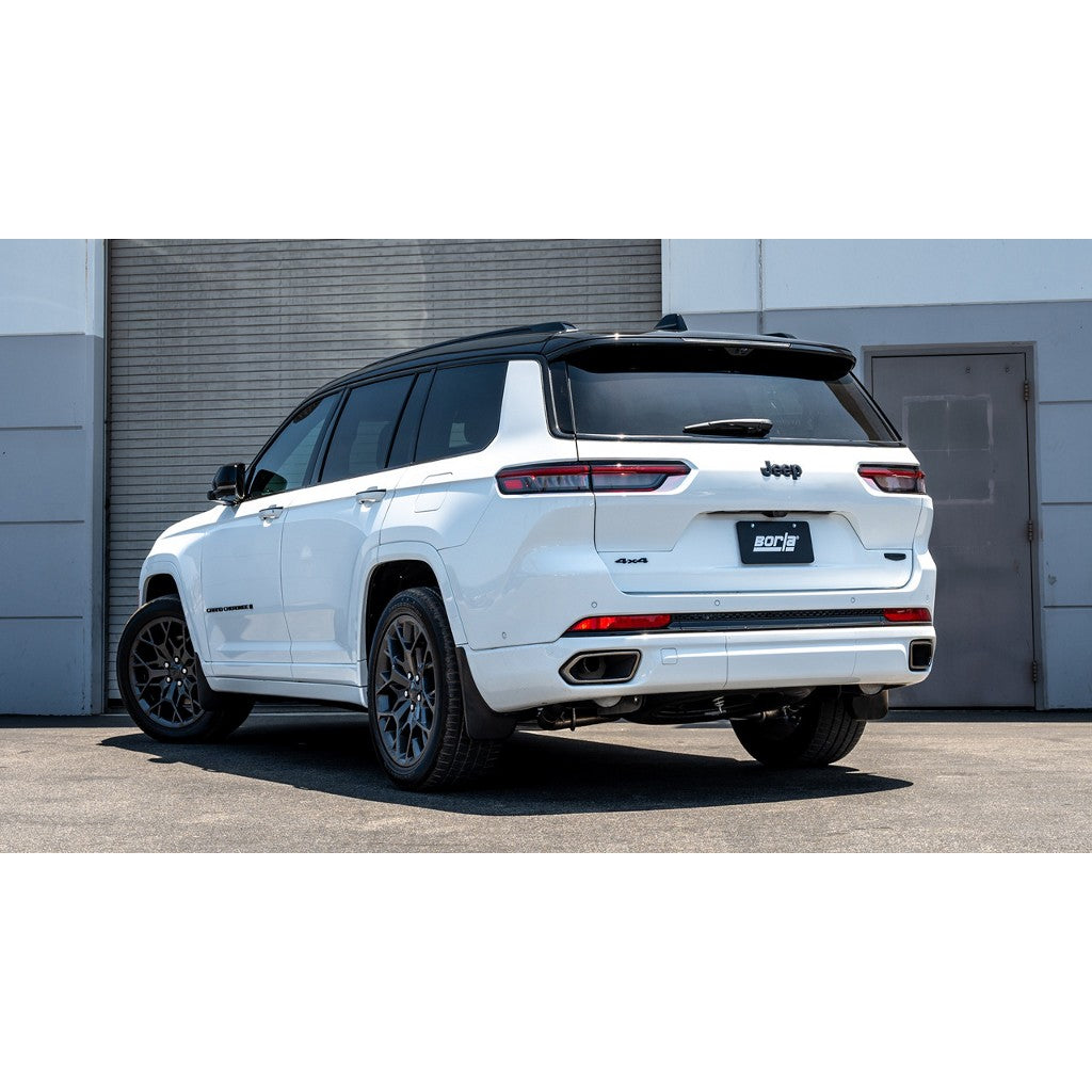 BORLA 140987 Вихлопна система Cat-Back 2.5", S-Type для JEEP Grand Cherokee L (Summit / Summit Reserve / Overland) 2021-2024 Photo-1 