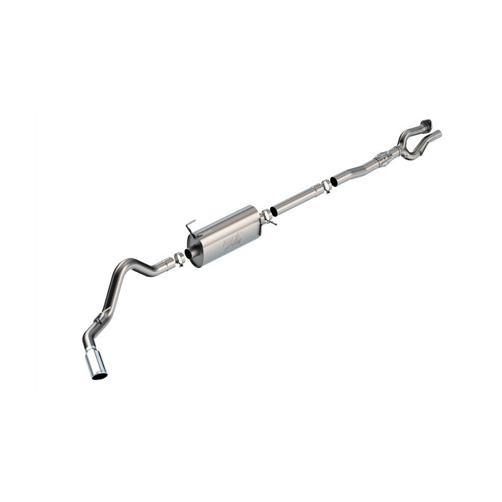 BORLA 141015 Вихлопна система Cat-Back 2.75", 3.5", ATAK (наконечники 5", світлий хром) для FORD F-250 / F-350 Super Duty 2020- Photo-0 