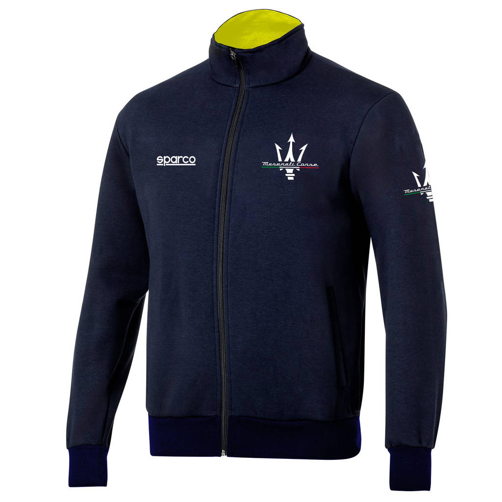 SPARCO BMF0035J0N0200M Толстовка на блискавці Maserati, Синій, Розмір M Photo-0 