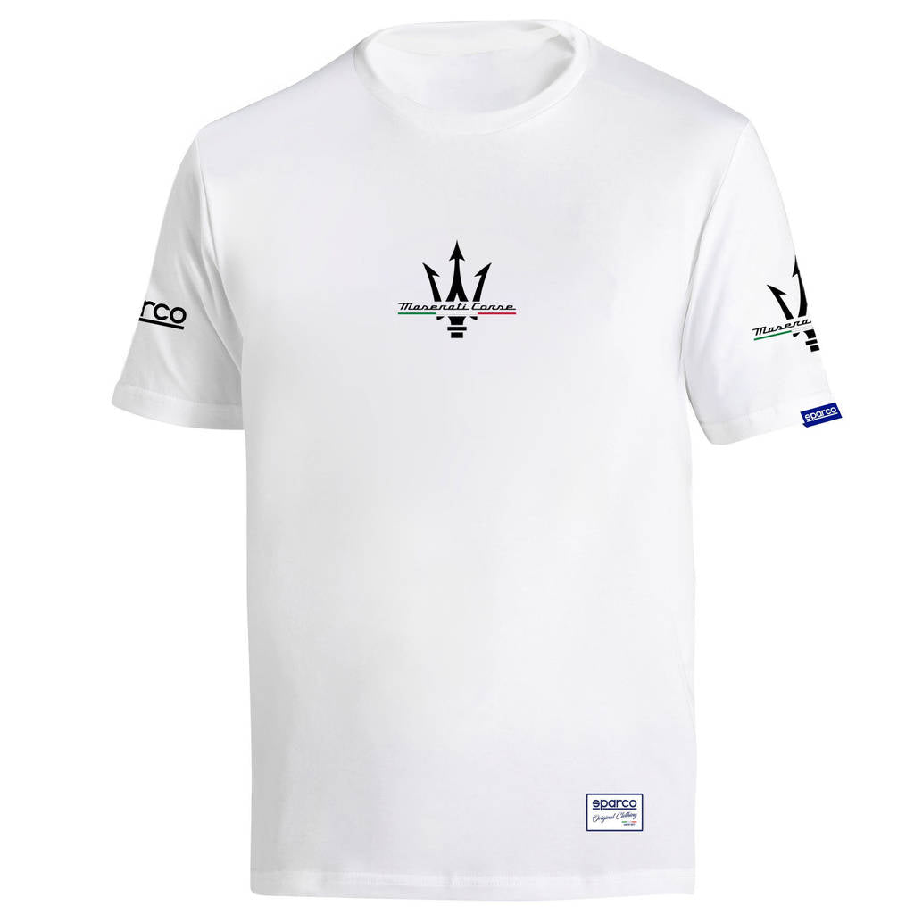 SPARCO BML0058J0W010XL Футболка Maserati, Білий, Розмір XL Photo-0 