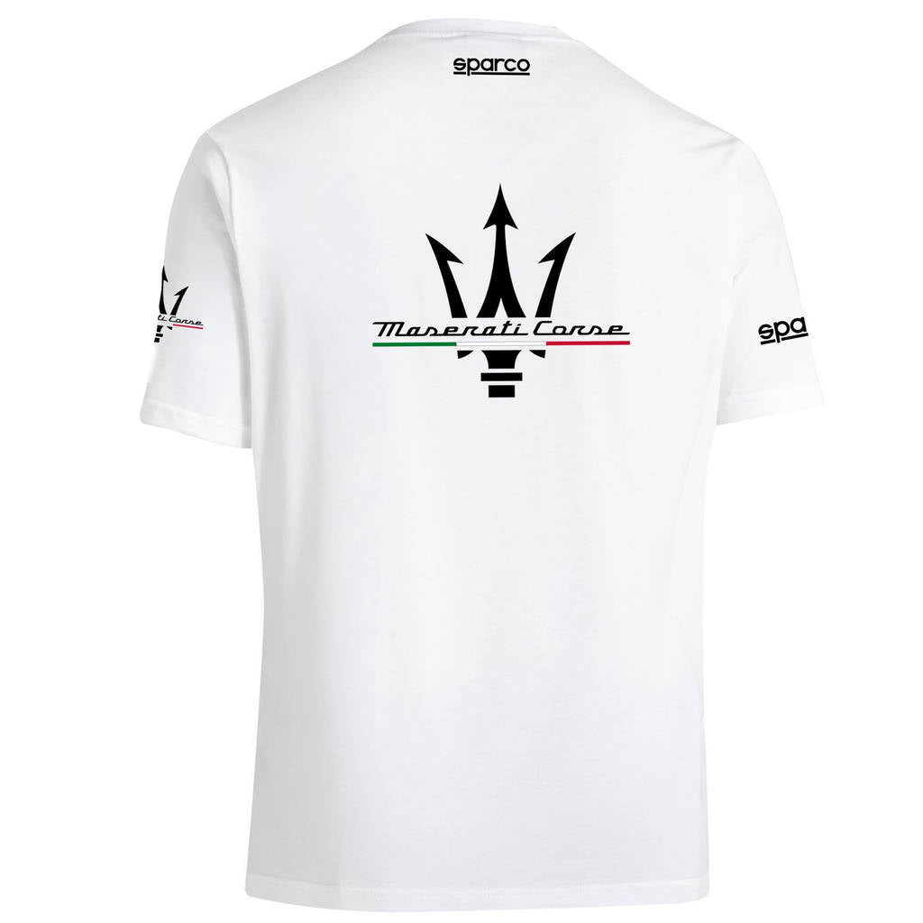 SPARCO BML0058J0W010XL Футболка Maserati, Білий, Розмір XL Photo-1 