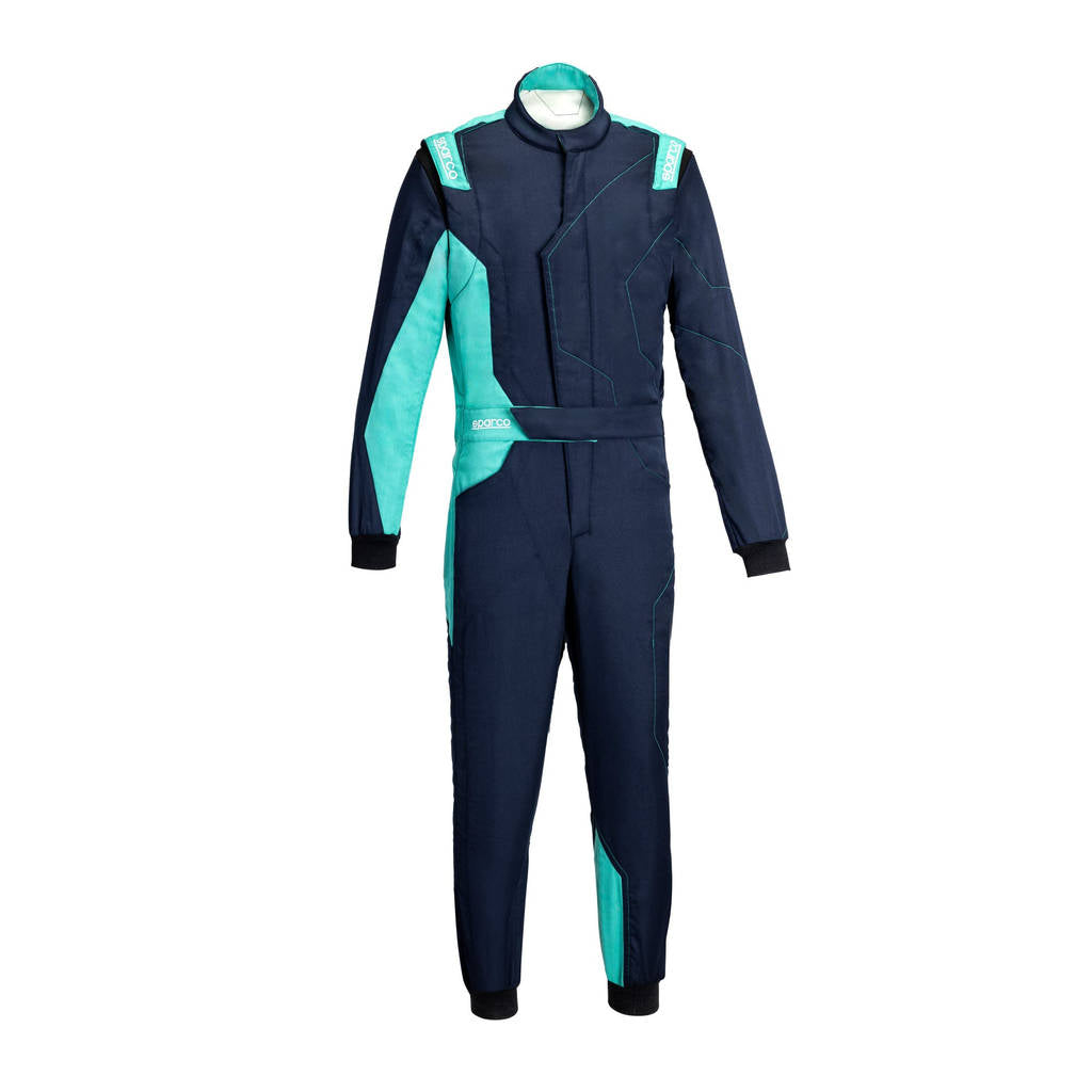 SPARCO BRS0049B0N40048 Комбінезон для автоспорту Sprint A Advanced, Синій/Зелений, Розмір 48 Photo-2 