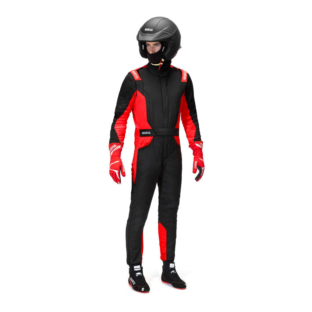 SPARCO BRS0050B0K12062 Комбінезон для автоспорту Sprint S Advanced, Чорний/Червоний, Розмір 62 Photo-0 