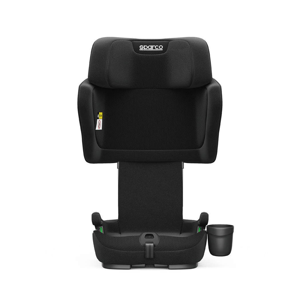 SPARCO BYR0007B0K0100N Дитяче сидіння SK8000I, ISOFIX, ECE R129/03, 76–150 см, Чорний Photo-1 