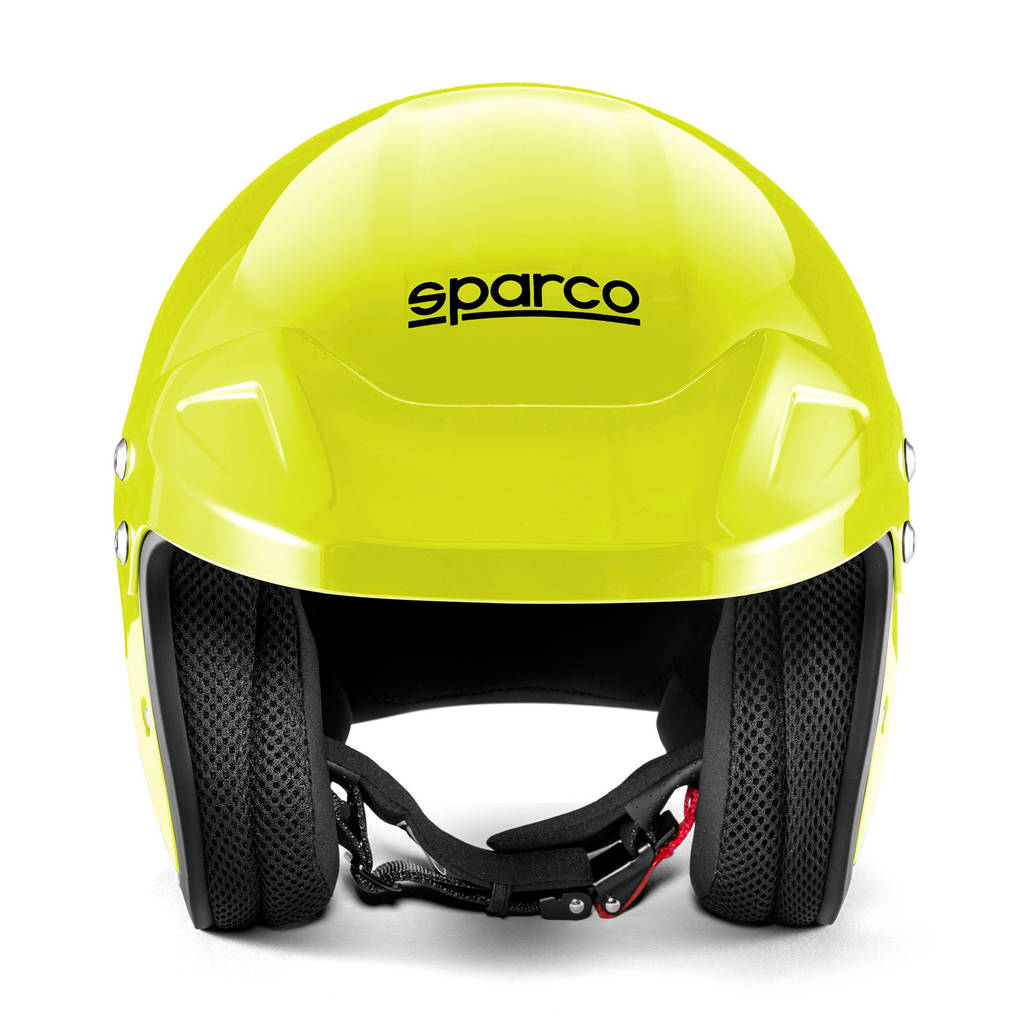 SPARCO 003379GFNR2M Відкритий шолом для автоспорту J-Pro ECE06, Флуо Жовтий/Чорний, Розмір M Photo-1 