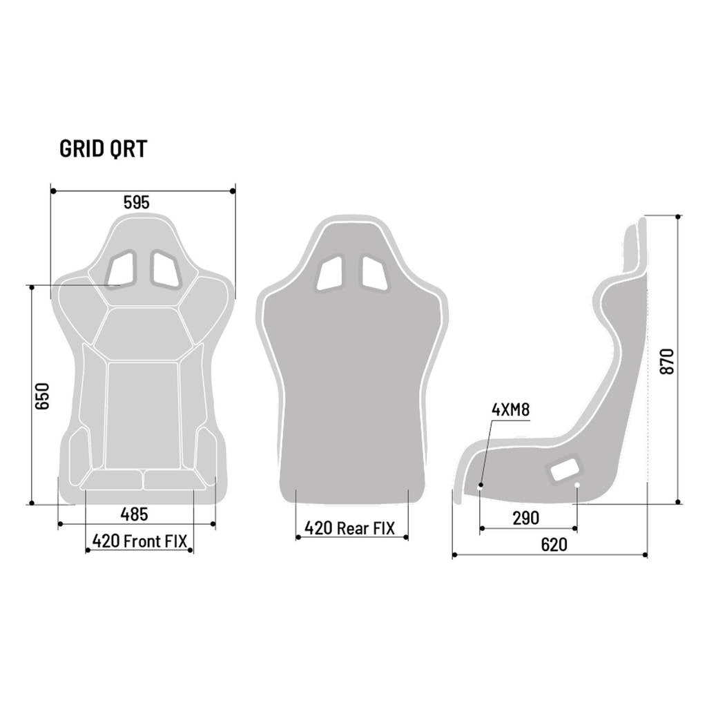 SPARCO 008009GNR Геймерське сидіння Grid Q Photo-1 