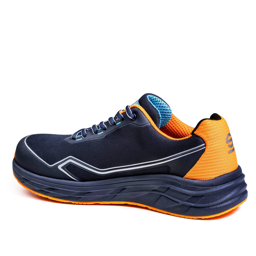 SPARCO 07545GU39BMAF Черевики механіка Mirage Gulf S1PS, Темно-синій/Флуо Помаранчевий, Розмір 39 Photo-2 