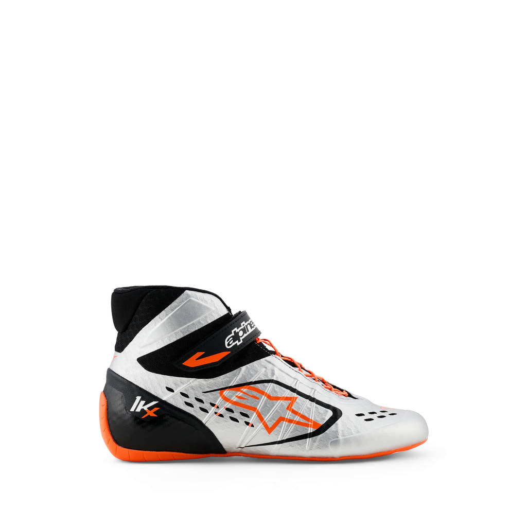 ALPINESTARS 2712124_1114_11 Черевики Tech-1 KX V3 (FIA), чорний / сріблястий / флуоресцентний помаранчевий, розмір 11 Photo-0 