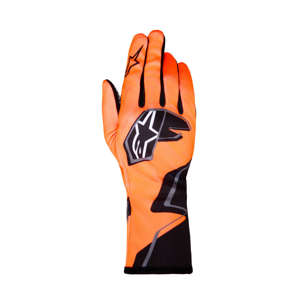 ALPINESTARS 3550326-4512-L Гоночні рукавиці Tech-1 K Race V2 Graphic 1,флуоресцентний помаранчевий / чорний / білий, розмір L Photo-0 