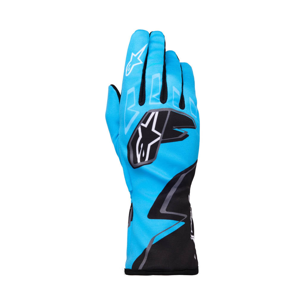 ALPINESTARS 3550326-700-S Гоночні рукавиці Tech-1 K Race V2 Graphic 1,бірюзовий / чорний / білий, розмір S Photo-0 