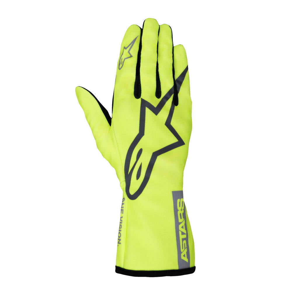 ALPINESTARS 3550725-594-XL Дитячі рукавички для картингу, флуоресцентний жовтий / середній сірий / темно-сріблястий, розмір XL Photo-0 