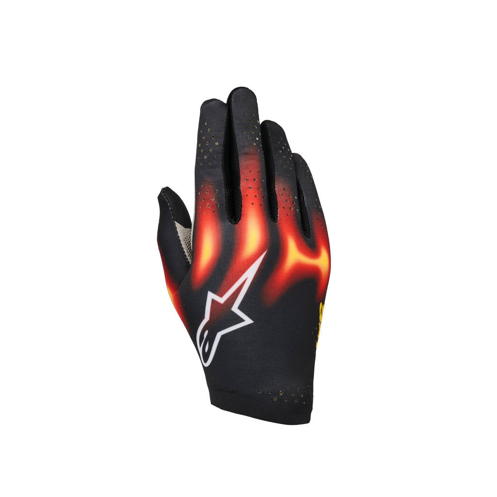 ALPINESTARS 3551426-1617-S Сим рукавиці Graphic 3,чорний / яскраво-червоний / теплий жовтий, розмір S Photo-0 