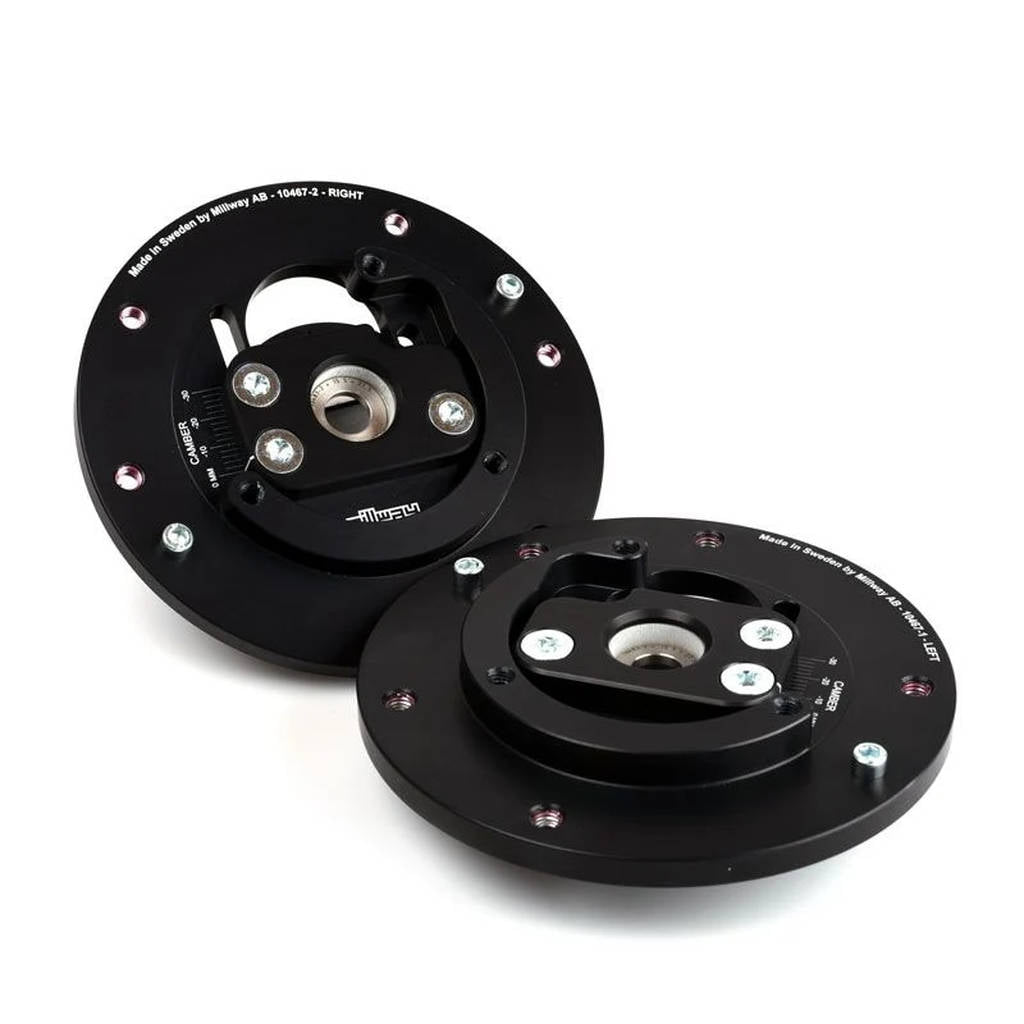 MILLWAY 90481-H-M10 Пластини регулювання розвалу Street 3x M10 для BMW F2x / F3x з алюмінієвою розпіркою амортизаційної стійки M4 Photo-0 