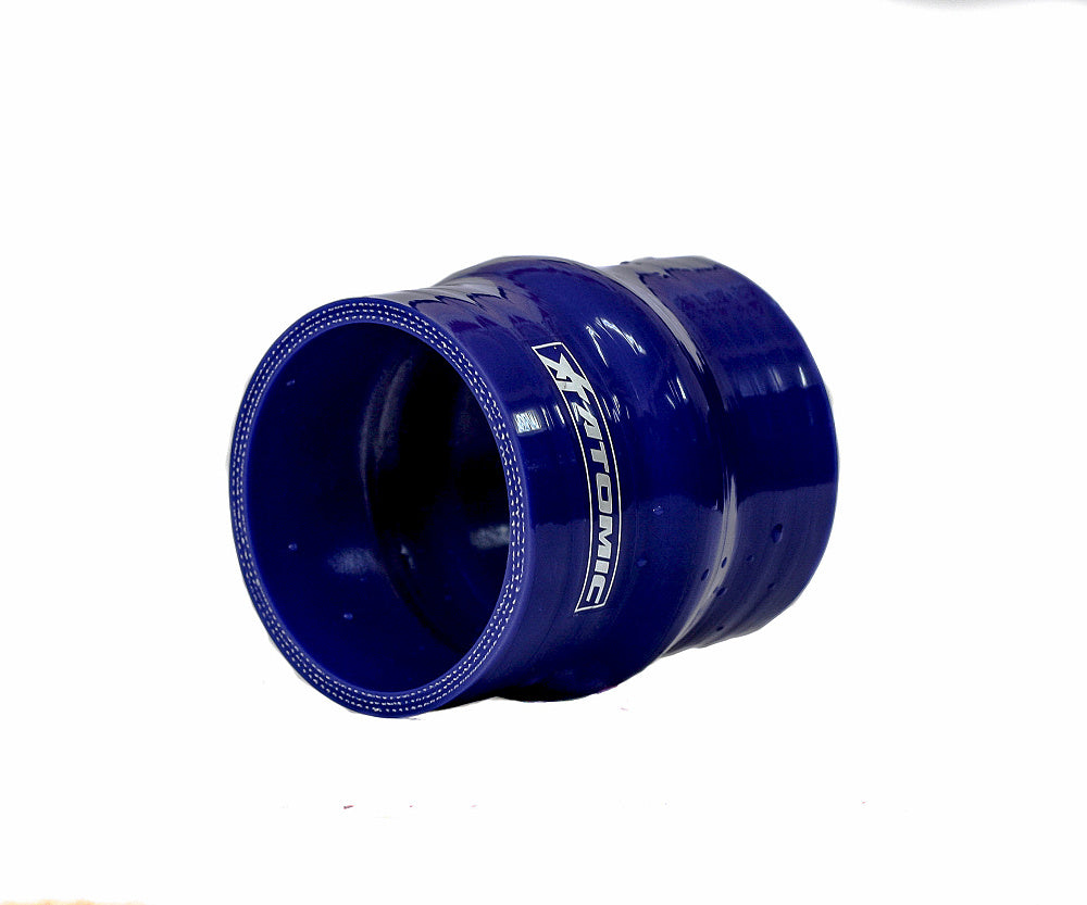 ATOMIC shh51 Патрубок силіконовий синій, прямий горб 51 мм Photo-1 