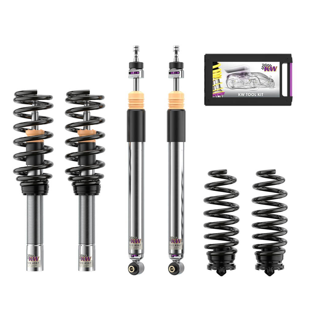 KW 35208100CX-B Комплект койловерів V3 Leveling Black для AUDI A6 (C8) Photo-0 
