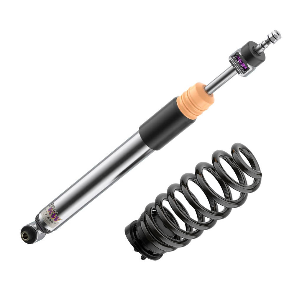 KW 35208100CW-B Комплект койловерів V3 Leveling Black (вкл. комплект відключення електронних амортизаторів) для AUDI A6 (C8) Photo-5 