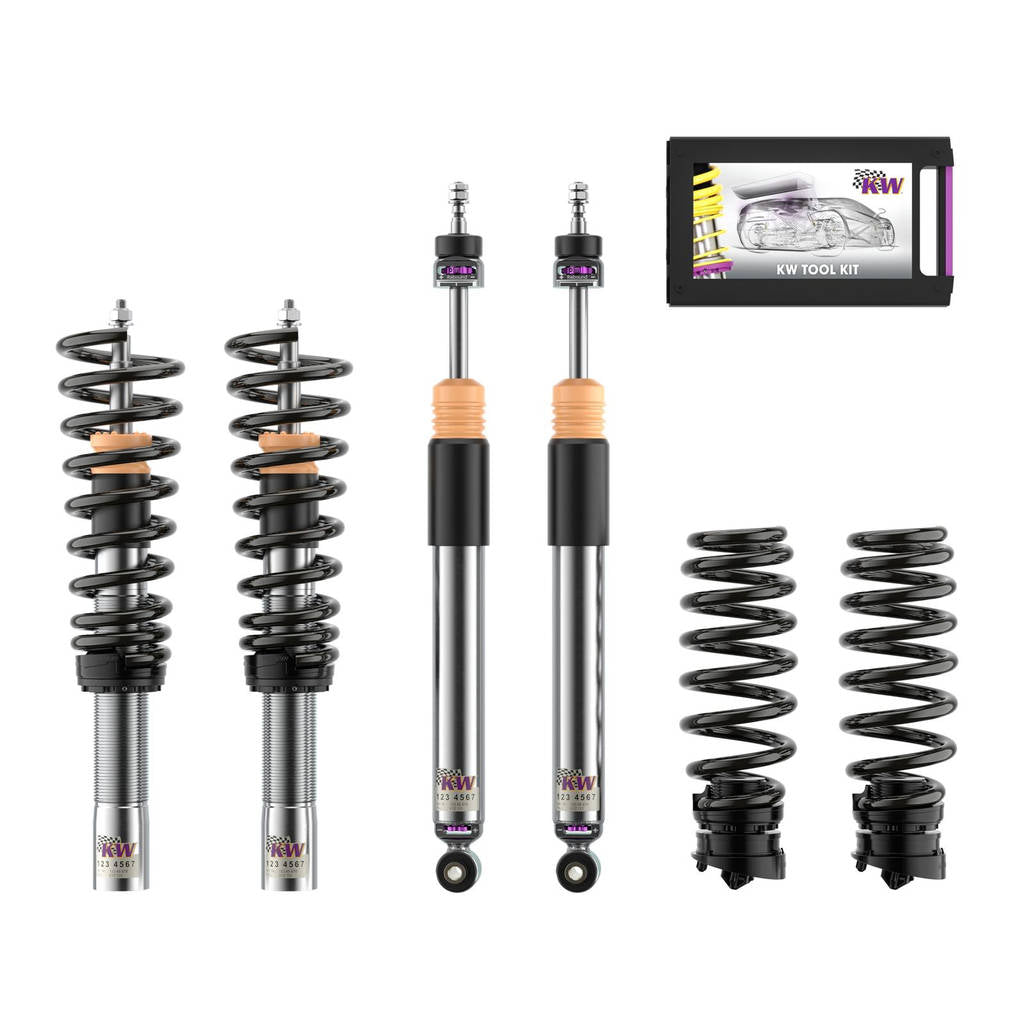 KW 35208100DQ-B Комплект койловерів V3 Leveling Black (вкл. комплект відключення електронних амортизаторів) для AUDI Q5 (FYB) Photo-0 