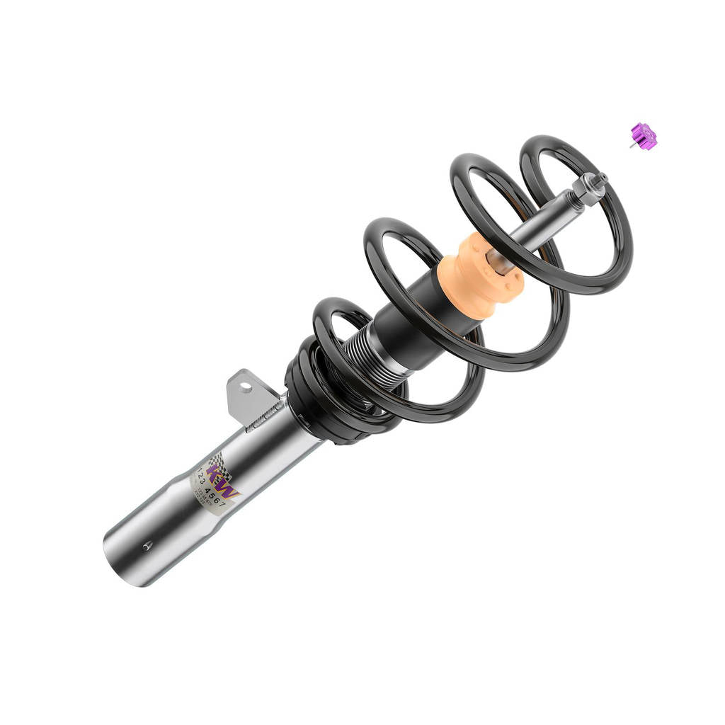 KW 35208200BP-B Комплект койловерів V3 Leveling Black (включаючи комплект відключення електронних амортизаторів) для BMW M135 i xDrive (F40) Photo-2 