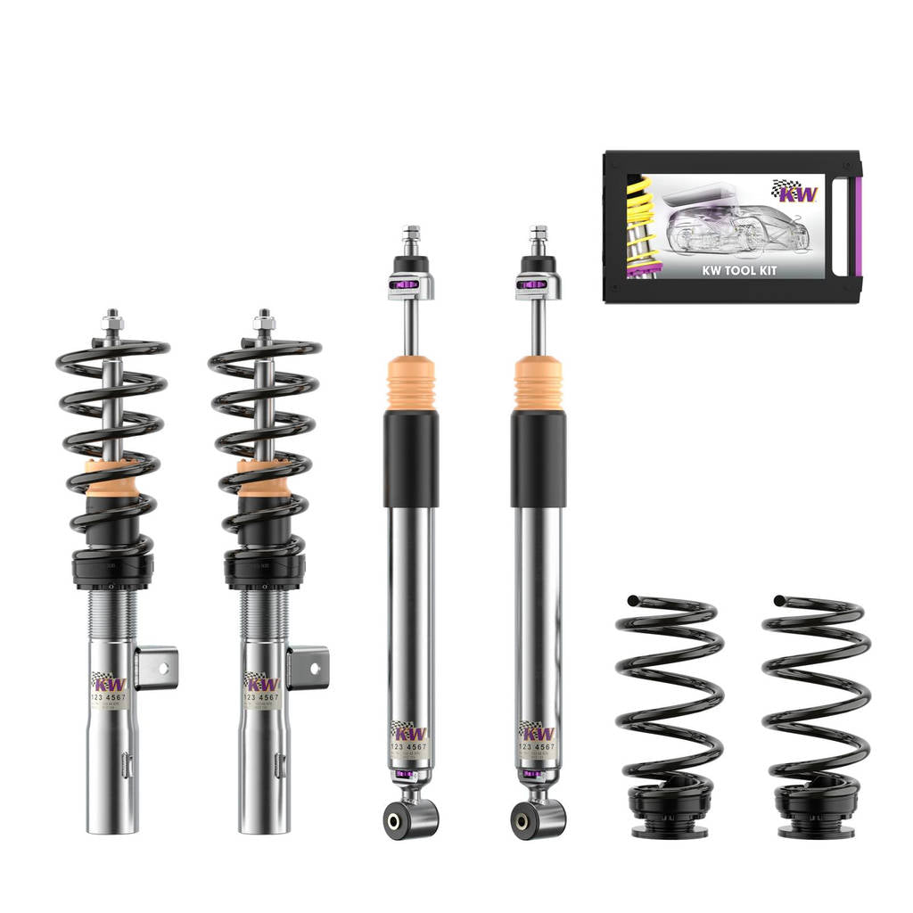 KW 352082500S-B Комплект койловерів V3 Leveling Black (вкл. комплект відключення електронних амортизаторів) для MERCEDES-BENZ AMG A45 4-Matic (W177) Photo-0 