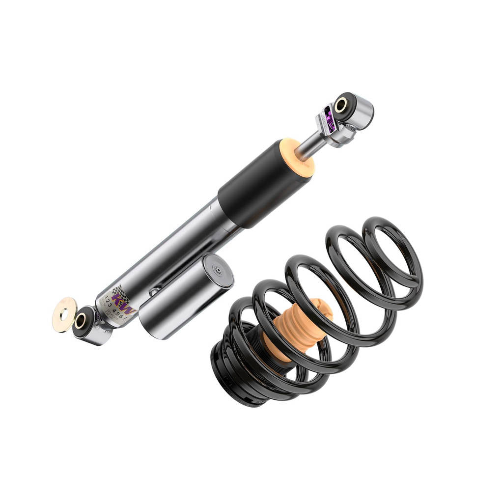 KW 35208800AN-B Комплект койловерів V3 для вирівнювання Black (вкл. комплект відключення для електронних амортизаторів) для VW T5 VR6 3.2 4motion Photo-5 