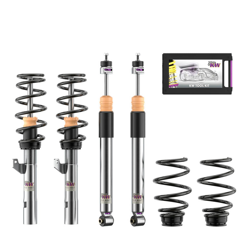 KW 352088000N-B Комплект койловерів V3 Leveling Black для VW Golf GTI (MK7) Photo-0 
