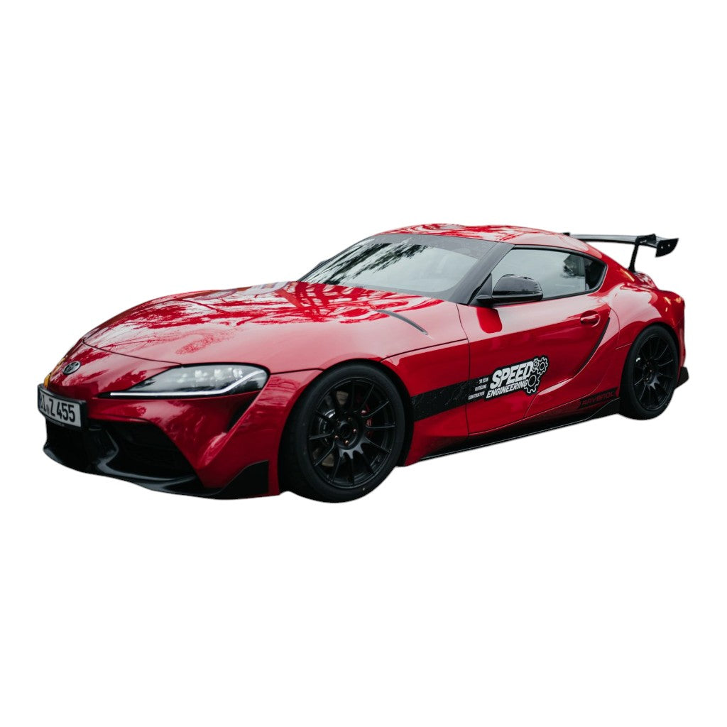 SPEED ENGINEERING 14054 Заднє Антикрило з кріпленнями типу "лебедина шия" для TOYOTA Supra 2.0L/3.0L (Mk5) Photo-4 