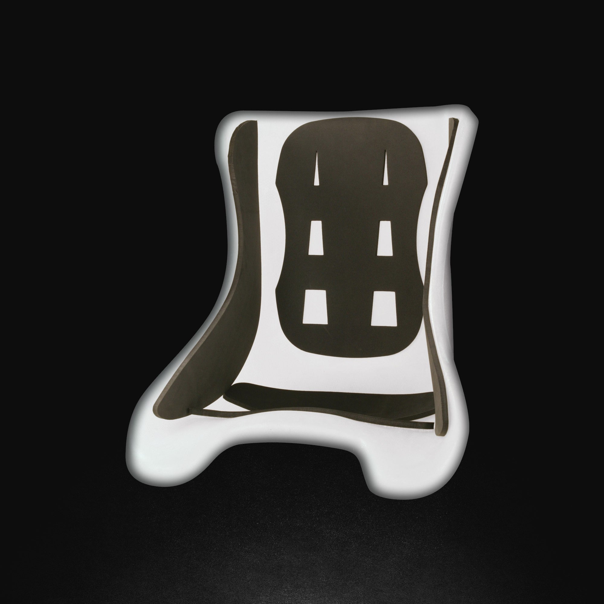 OMP KK0-0036 (KK036) Додаткові накладки для крісла/сидіння карта, чорні Photo-1 