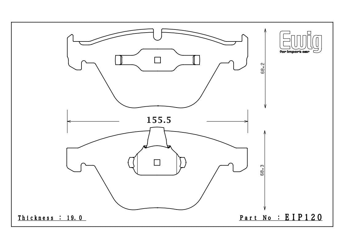 ENDLESS EIP120MA45B Гальмівні колодки передні для BMW Z4 E89 sDRIVE35i/35is/M3 E92 4.0/E90/E92 335i Photo-0 