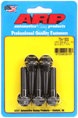 ARP 754-1500 3/8-24 x 1.500 hex 7/16 Болти Wrenching чорно-оксидні Photo-0 