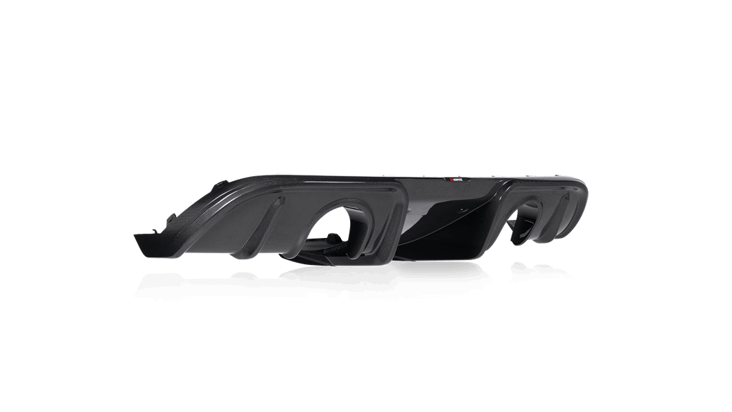 AKRAPOVIC DI-PO/CA/8/G/1 Задній карбоновий дифузор (глянцевий) для PORSCHE 718 Cayman GTS 4.0 / Boxster GTS 4.0 2020-2024 Photo-1 