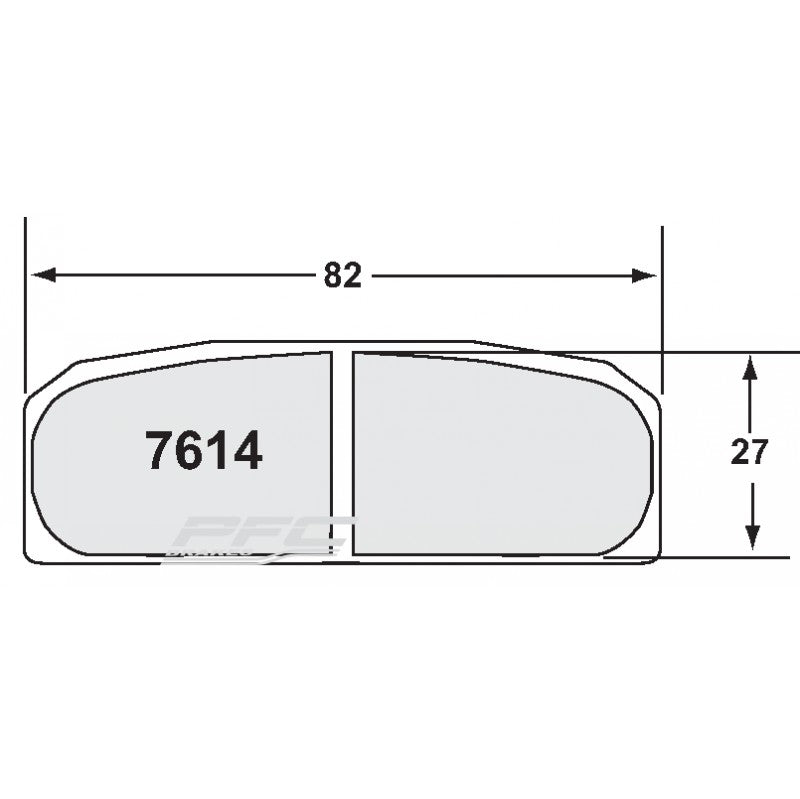 PFC 7614.333.10.92 Гальмівні колодки 333 CMPD 10 мм для BMW S 1000 RR S / YAMAHA YZF-R1 Photo-0 