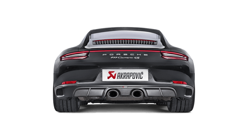 AKRAPOVIC S-PO/TI/5H Вихлопна система Slip-On Line для PORSCHE 991.2 Carrera S/4/4S/GTS Photo-3 