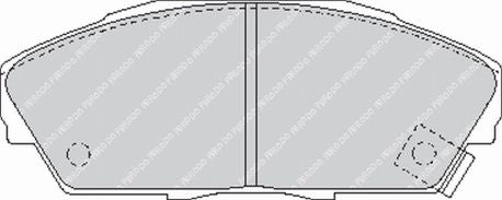 FERODO FCP748H Гальмівні колодки DS2500 Photo-0 