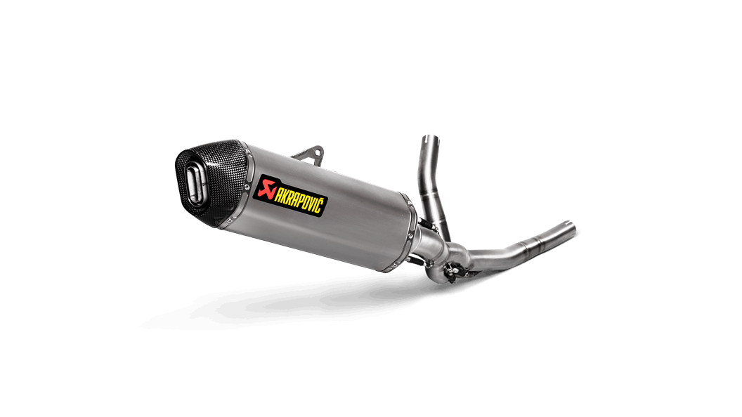 AKRAPOVIC S-S6R9-WT Вихлопна система Racing Line (Titanium) для Suzuki V-Strom 650 2017-2019 Photo-0 