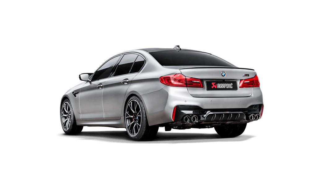 AKRAPOVIC S-BM/T/7H Задня частина вихлопу Slip-On Line для BMW F90 M5 з OPF (без насадок) Photo-3 