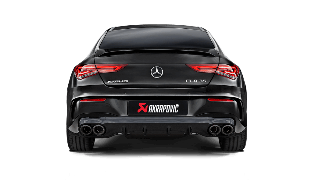 AKRAPOVIC S-ME/TI/10H Вихлопна система Slip-On Line (Titanium) для MERCEDES-AMG CLA35 (C118/X118) (Схвалено ECE) Photo-3 