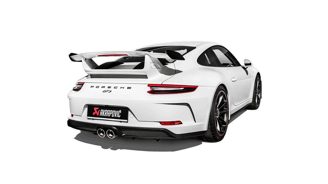 AKRAPOVIC S-PO/TI/10H Задня частина вихлопної системи Slip-On Line (Titanium) для PORSCHE 991.2 GT3 Photo-2 