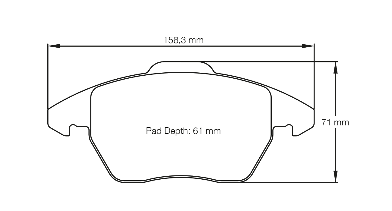 PAGID 8001-RS42 Гальмівні колодки RS42 передні AUDI A3 3.2/S3 (8P)/TT 3.2/GOLF mk5 R32 Photo-1 