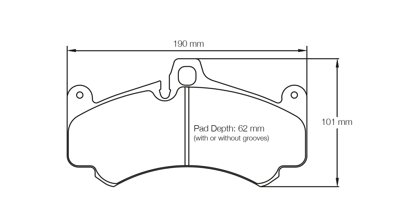 PAGID 8003-RSL1 Передні гальмівні колодки RSL1 PORSCHE 997 GT3 Rally / 997 GT3 Cup [товщина колодок 17 мм] Photo-1 