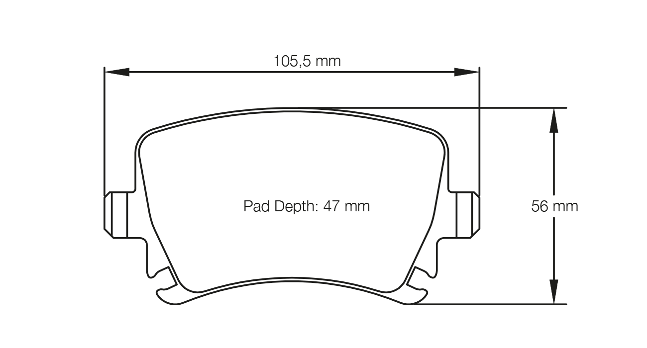 PAGID 8046-RS44 Колодки гальмівні RS44 Photo-1 