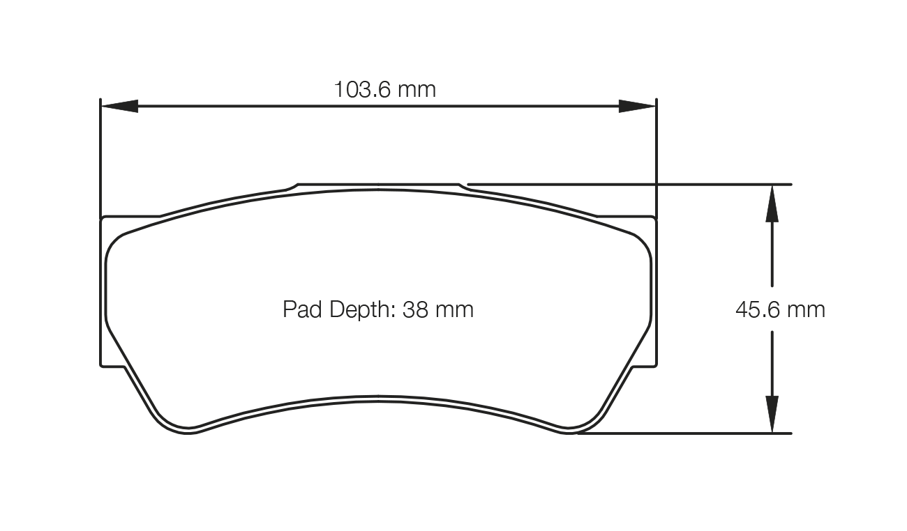 PAGID 8049-RS42 Гальмівні колодки RS42 Brembo 07.A262.xx F3 [сімейство B10] / XA6.S0.03/04 (супорт F3) / версія XA6.S0.23/24 HRB (супорт F3) Photo-0 