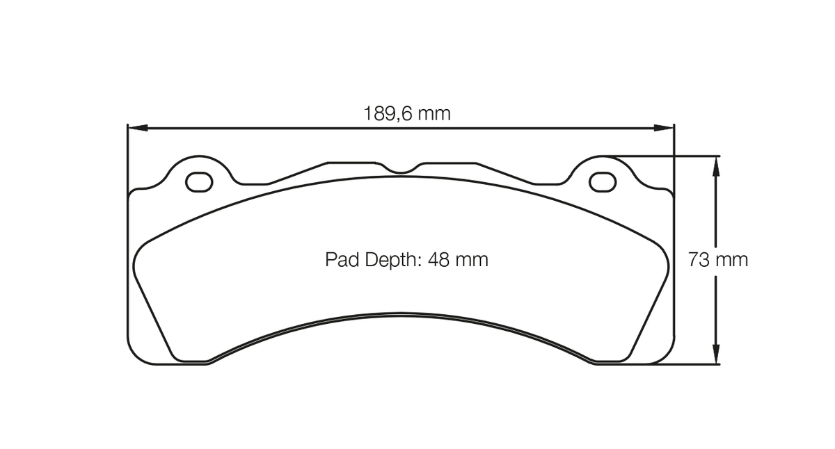 PAGID 8061-RSC1 Гальмівні колодки RSC 1 Brembo XA5.71.M2 6 поршень D48 [сімейство суппортів M] Photo-0 