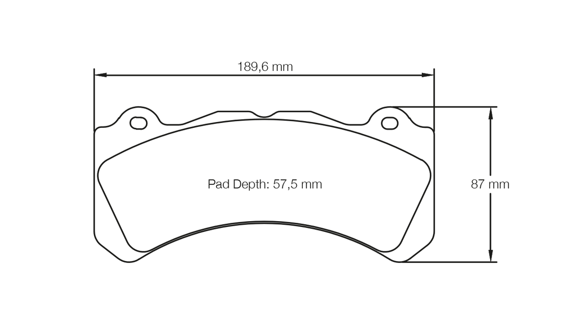PAGID 8062-RSL29 Гальмівні колодки RSL29 Brembo XA5.71.L2 6 поршень D57.5 [сімейство супортів J, N] Photo-0 