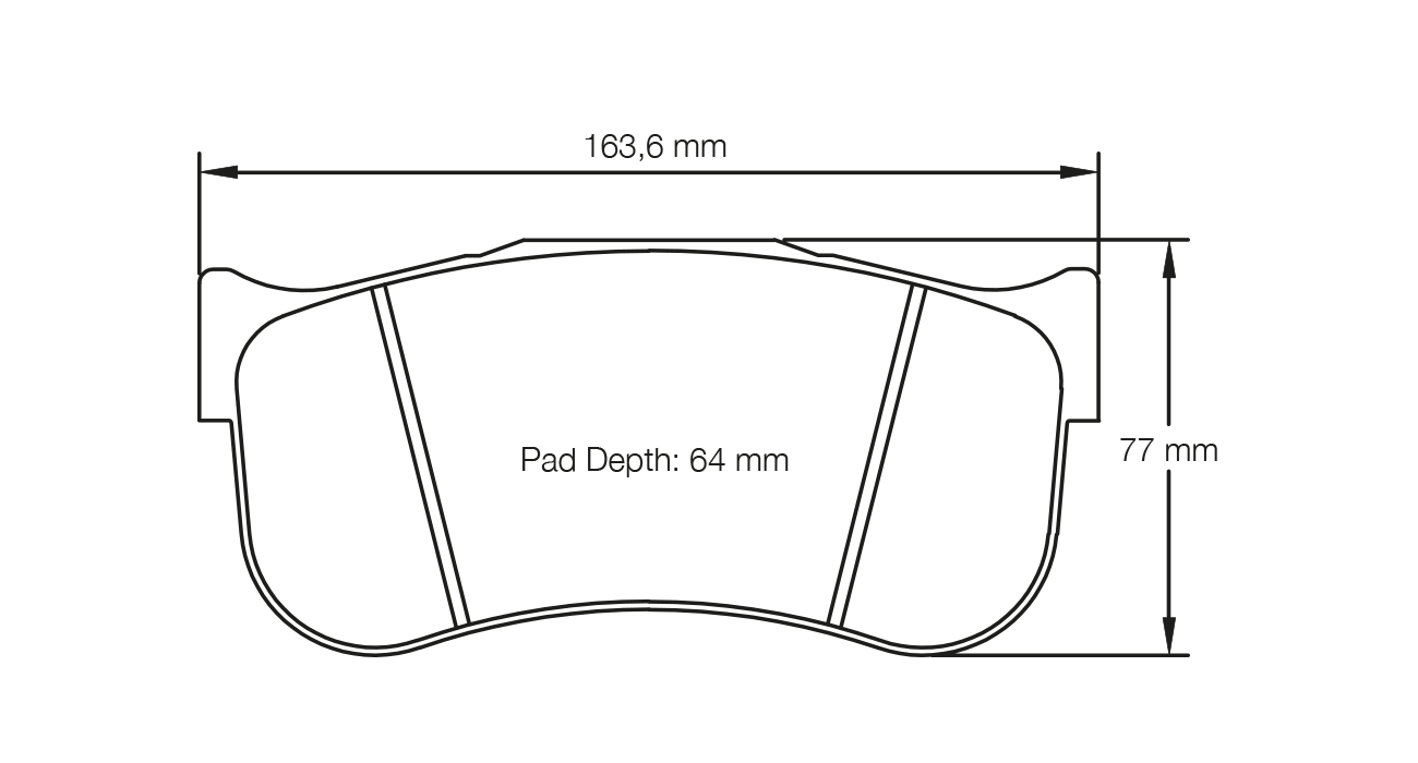 PAGID 8101-RST1 Передні гальмівні колодки RST1 PORSCHE 991.2 GT2 RS Clubsport / MERCEDES-Benz SLS AMG GT3 [гоночний автомобіль] / AUDI R8 LMS GT2 Photo-0 