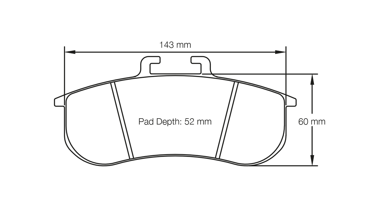 PAGID 8197-RSL29 Передні гальмівні колодки RSL29 BMW M235i Racing / PFC ZR27 4 поршня Photo-1 