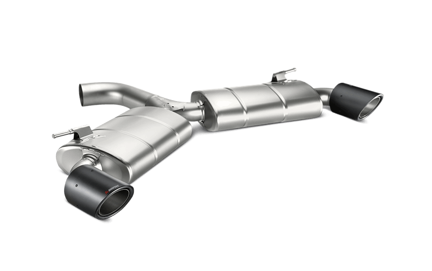 AKRAPOVIC MTP-VW/T/1H Задня частина випуску (SLIP ON), титан для VW GOLF VII GTI (2013-) Photo-0 