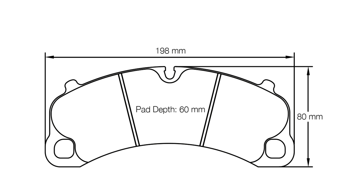 PAGID 8235-RSL1 Передні гальмівні колодки RSL1 PORSCHE 991 3.8 Carrera S / Cayman S [керамічний гальмівний супорт з чавунним диском RBD] Photo-0 