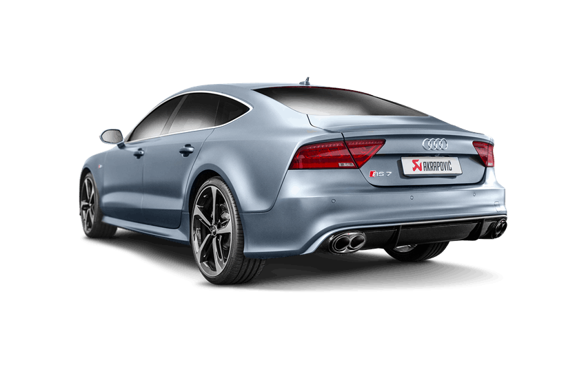 AKRAPOVIC S-AU/TI/4H Вихлопна система Evolution Line (Titanium) для AUDI RS7 Sportback (C7) Photo-4 