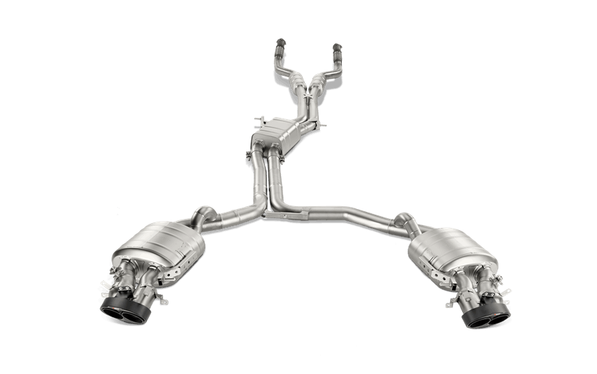 AKRAPOVIC S-AU/TI/4H Вихлопна система Evolution Line (Titanium) для AUDI RS7 Sportback (C7) Photo-2 