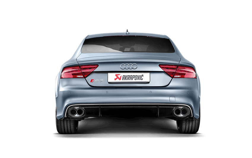 AKRAPOVIC S-AU/TI/4H Вихлопна система Evolution Line (Titanium) для AUDI RS7 Sportback (C7) Photo-4 